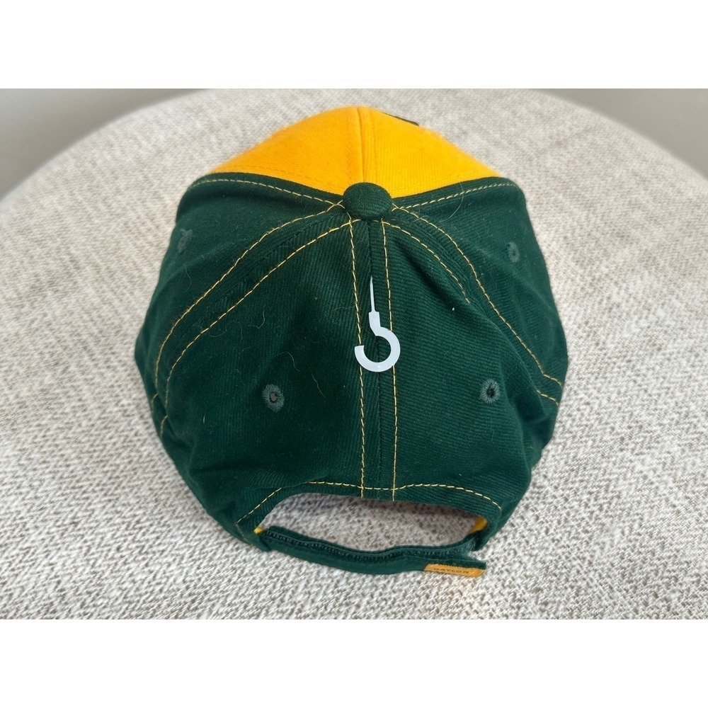 Baylor Bears Hat NCAA Baseball Cap Green & Yellow Adjustable Adult Mens - Picture 4 of 8
